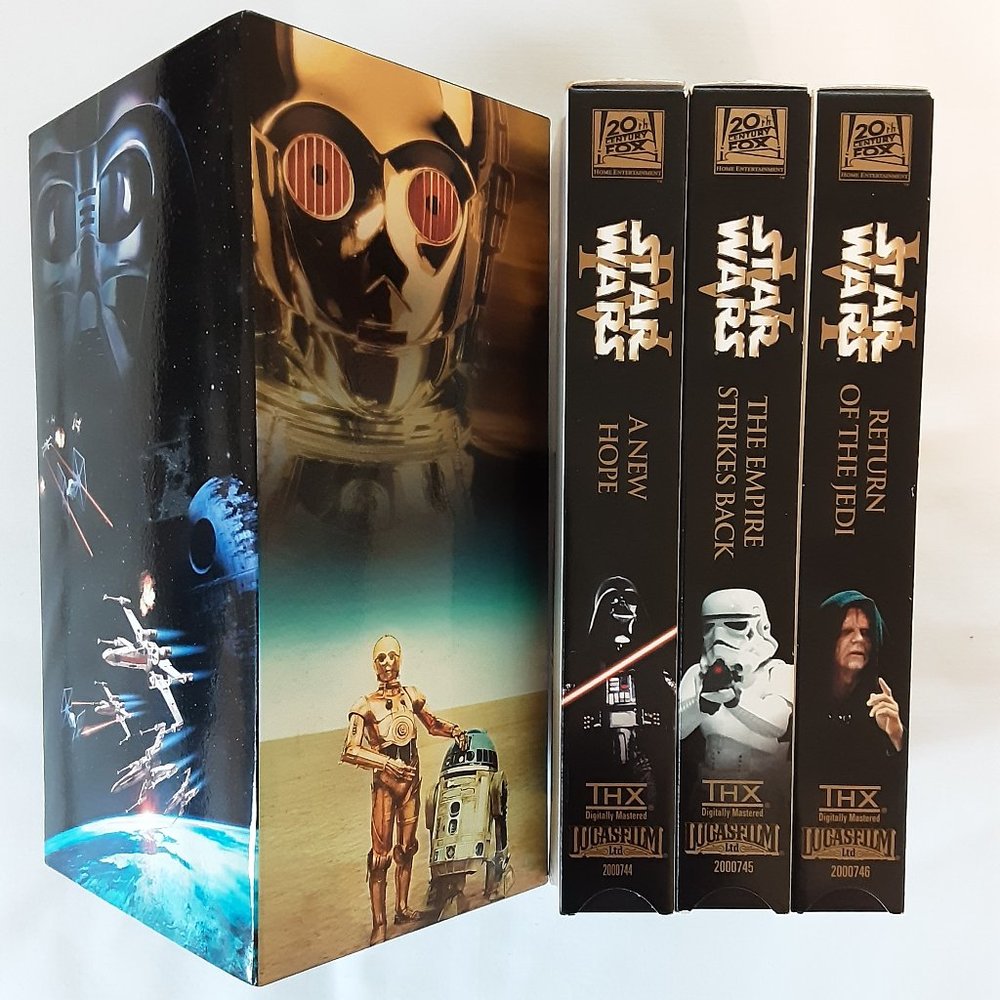 VHS Box Set of 3 Star Wars Movies.Episodes IV, V ,VI..Excellent Condition
